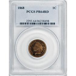 1868 1C PR64 Red PCGS