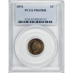 1876 1C PR65 Red and Brown PCGS