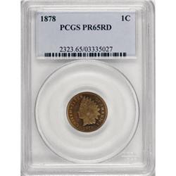 1878 1C PR65 Red PCGS