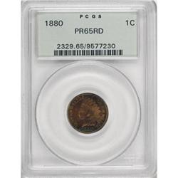 1880 1C PR65 Red PCGS