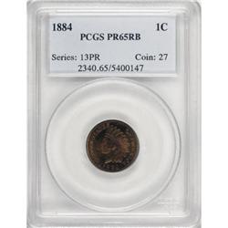 1884 1C PR65 Red and Brown PCGS
