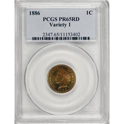 1886 1C Type One PR65 Red PCGS