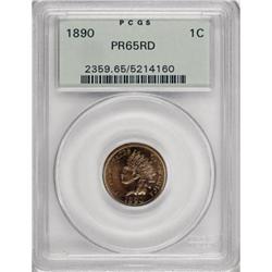 1890 1C PR65 Red PCGS