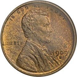 1909-S VDB 1C MS65 Red and Brown NGC