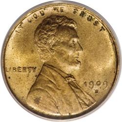 1909-S VDB 1C MS64 Red PCGS