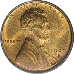 1909-S VDB 1C MS65 Red PCGS