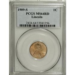 1909-S 1C MS64 Red PCGS