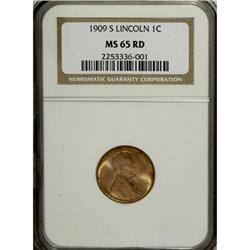 1909-S 1C MS65 Red NGC