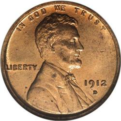 1912-D 1C MS65 Red NGC