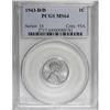 Image 1 : 1943-D/D 1C MS64 PCGS