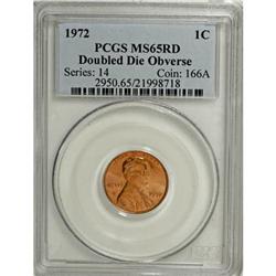 1972 1C Doubled Die Obverse MS65 Red PCGS