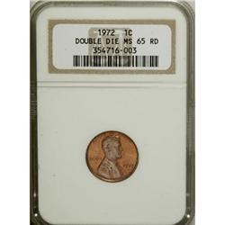 1972 1C Doubled Die Obverse MS65 Red NGC