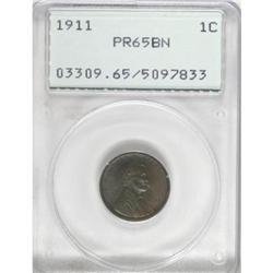 1911 1C PR65 Brown PCGS