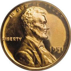 1951 1C PR66 Cameo PCGS