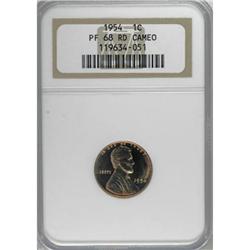 1954 1C PR68 Cameo NGC