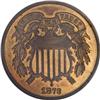 Image 1 : 1873 2C Closed 3 PR66 Red and Brown NGC