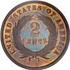 Image 2 : 1873 2C Closed 3 PR66 Red and Brown NGC