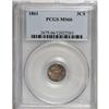 Image 1 : 1861 3CS MS66 PCGS