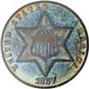 Image 1 : 1867 3CS PR66 PCGS