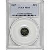 Image 3 : 1867 3CS PR66 PCGS