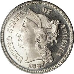 1881 3CN PR66 Deep Cameo PCGS