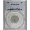Image 1 : 1881 5C AU53 PCGS