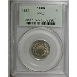 1882 5C PR67 PCGS