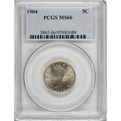 1904 5C MS66 PCGS