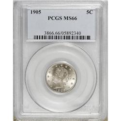 1905 5C MS66 PCGS