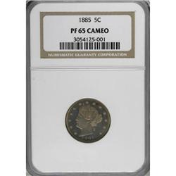 1885 5C PR65 Cameo NGC
