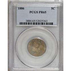 1886 5C PR65 PCGS