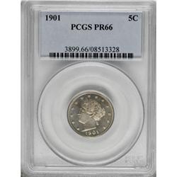 1901 5C PR66 PCGS