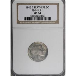 1915 5C MS64 NGC