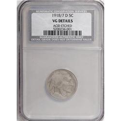 1918/7-D 5C VG Details NCS