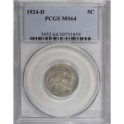 1924-D 5C MS64 PCGS