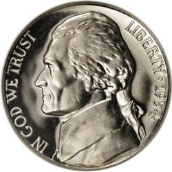 1954 5C PR69 Deep Cameo NGC