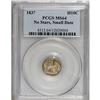 Image 1 : 1837 H10C Small Date (Flat Top 1) MS64 PCGS