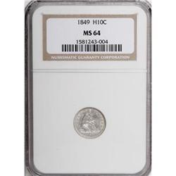 1849 H10C MS64 NGC