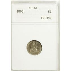 1863 H10C MS61 ANACS