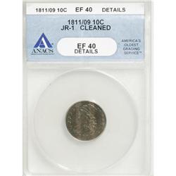1811/09 10C XF40 Details ANACS