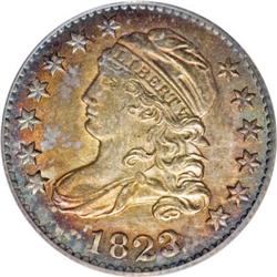 1823/2 10C Large Es MS64 PCGS