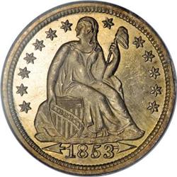 1853 10C Arrows MS65 PCGS
