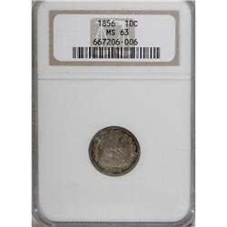 1856 10C Small Date MS63 NGC