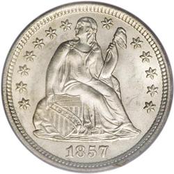 1857-O 10C MS65 PCGS