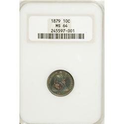 1879 10C MS64 NGC