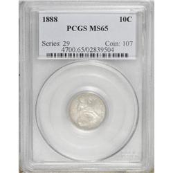 1888 10C MS65 PCGS