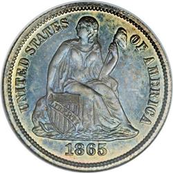 1865 10C PR66 NGC