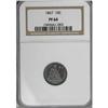 Image 1 : 1867 10C PR64 NGC