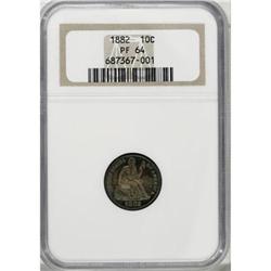 1882 10C PR64 NGC