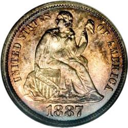 1887 10C PR67 NGC